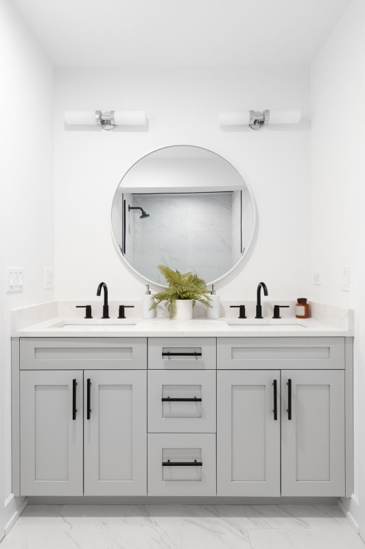 Bright and Open Vanity Area